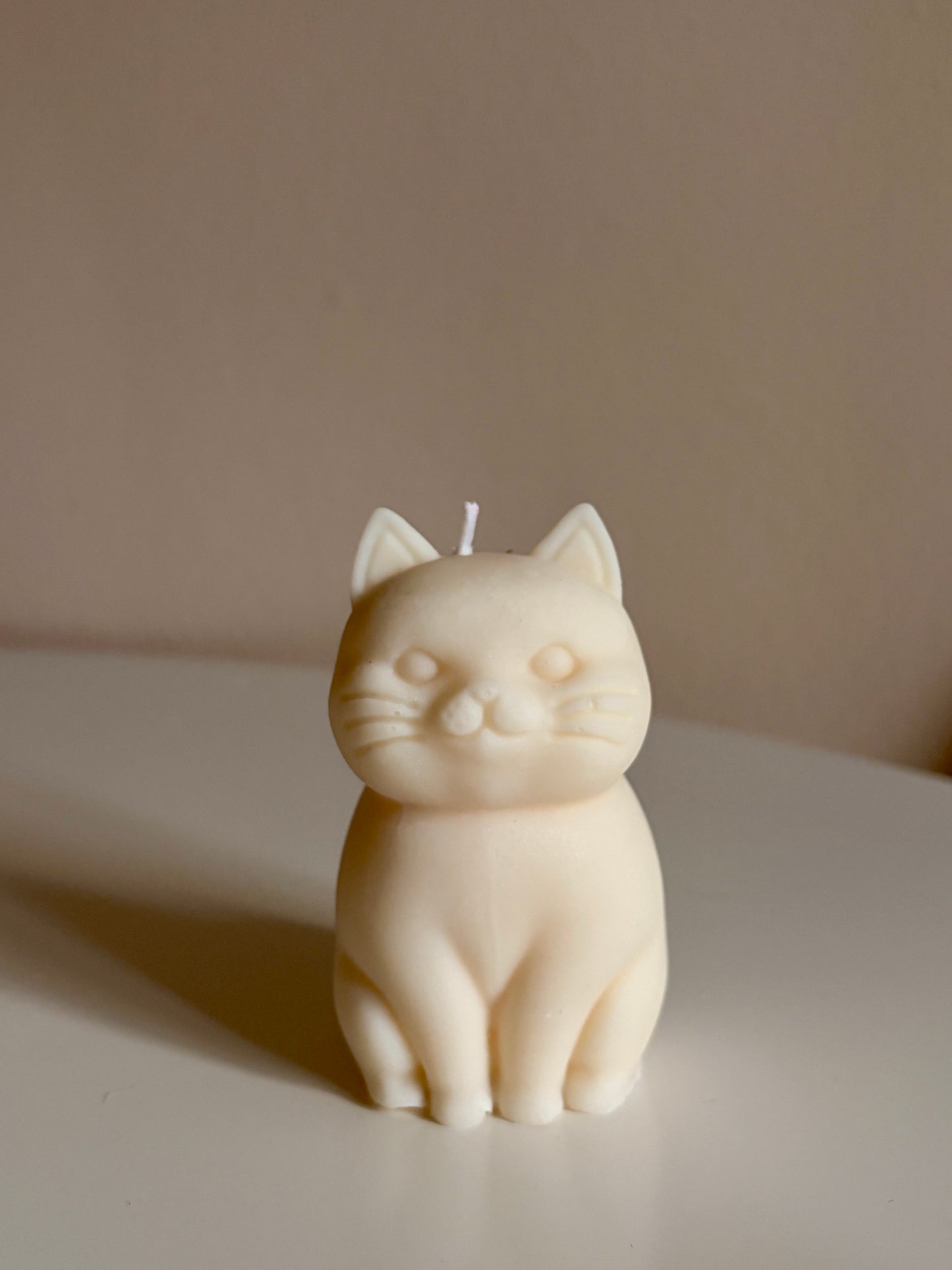 CAT - Katze Kerze aus Rapswachs