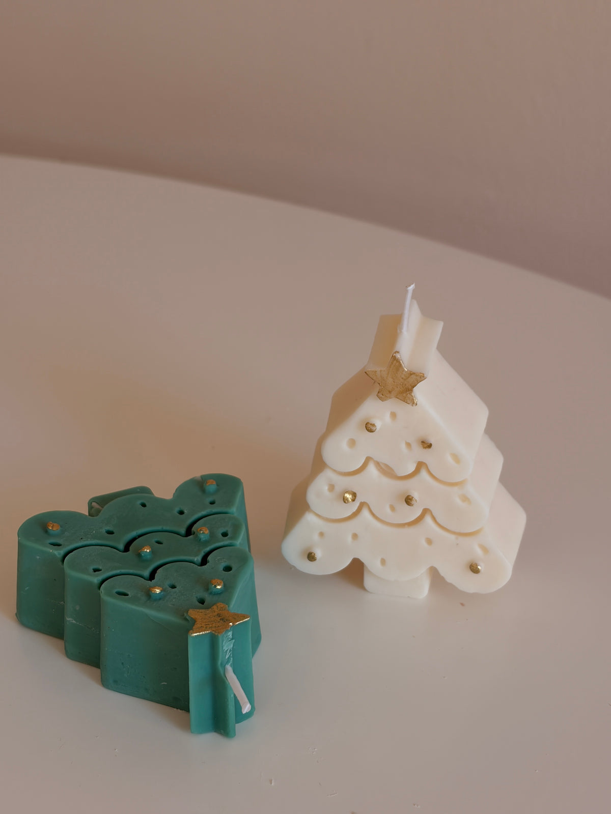 Christmas Tree S- Weihnachtsbaum Kerze aus Rapswachs
