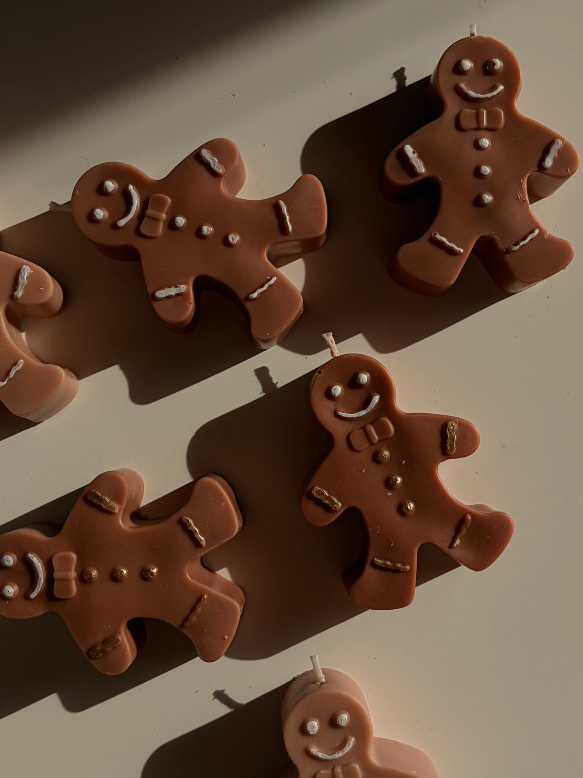 Lebkuchenmann - Kerze aus Rapswachs