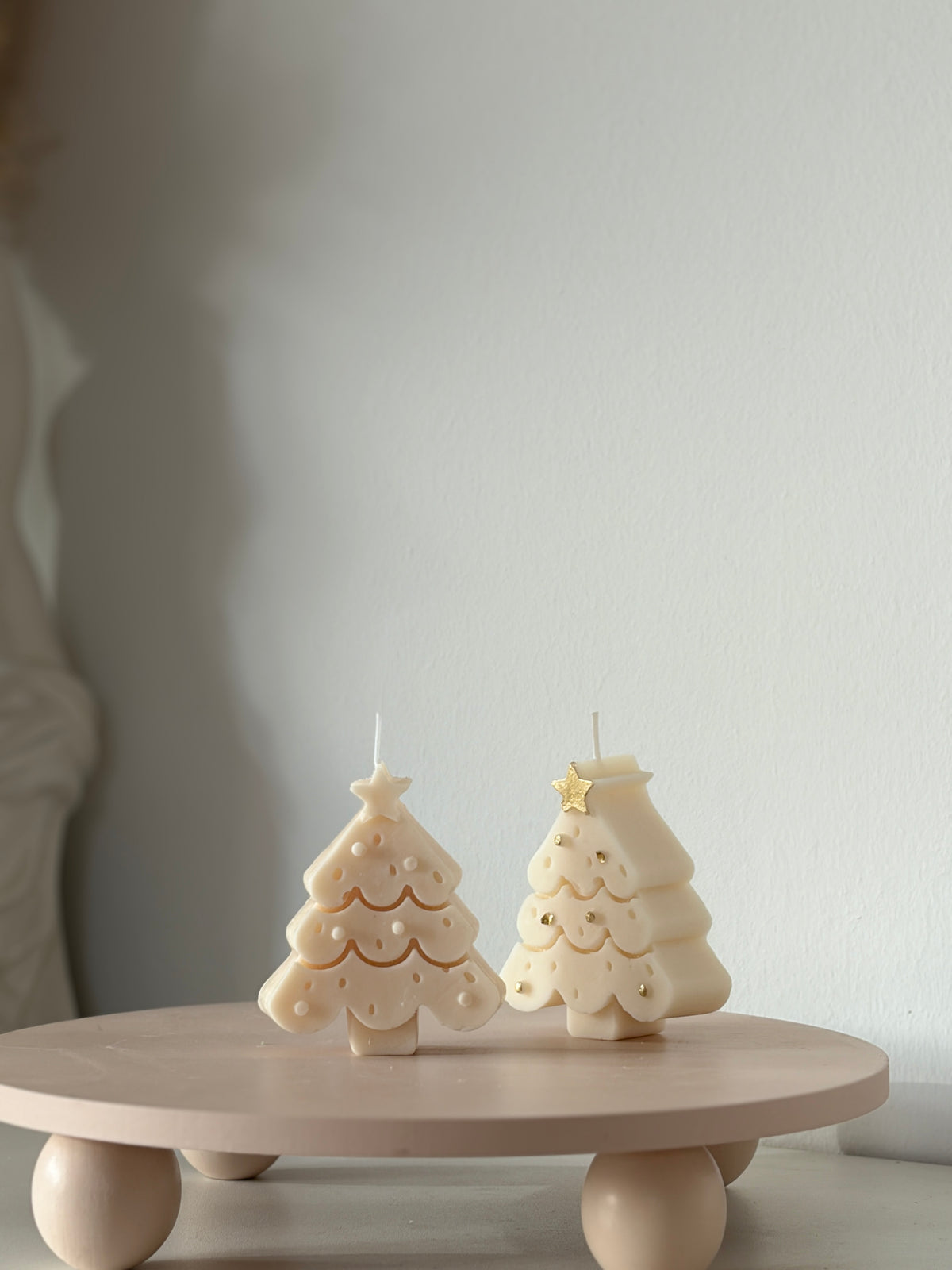 Christmas Tree S- Weihnachtsbaum Kerze aus Rapswachs