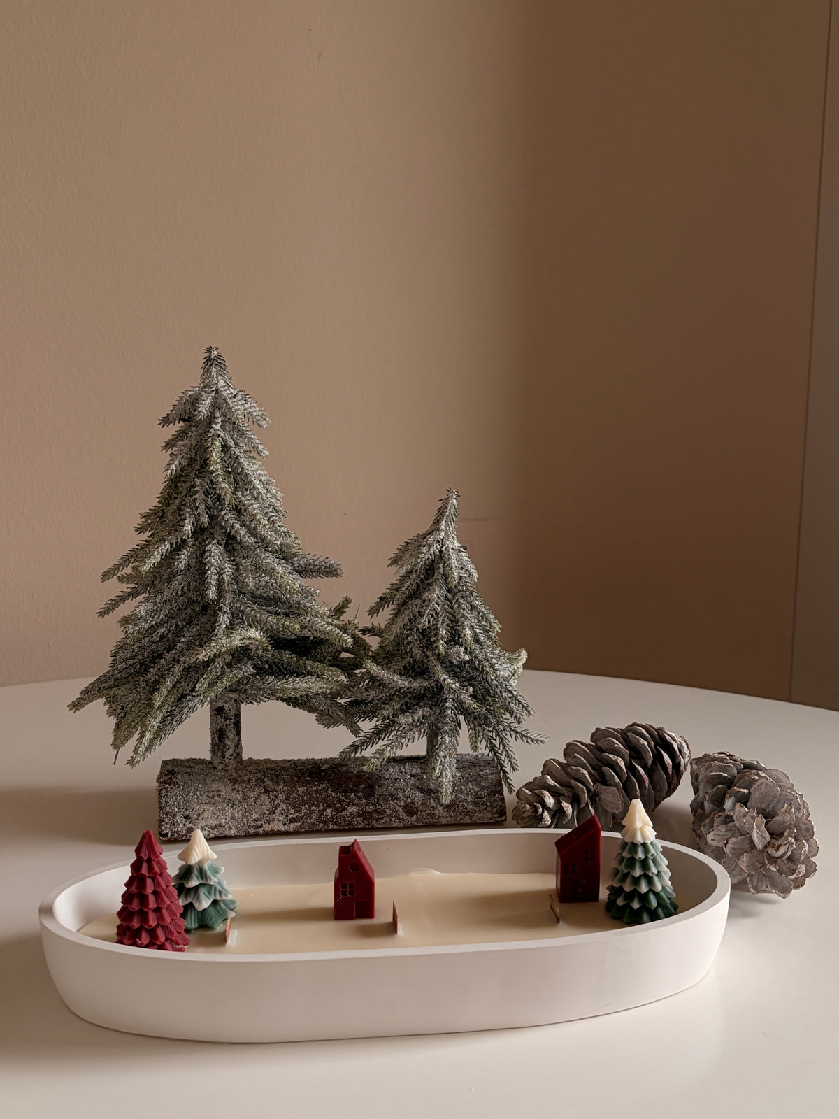 Winter Paradise - Duftkerze Schale aus Ralswschs