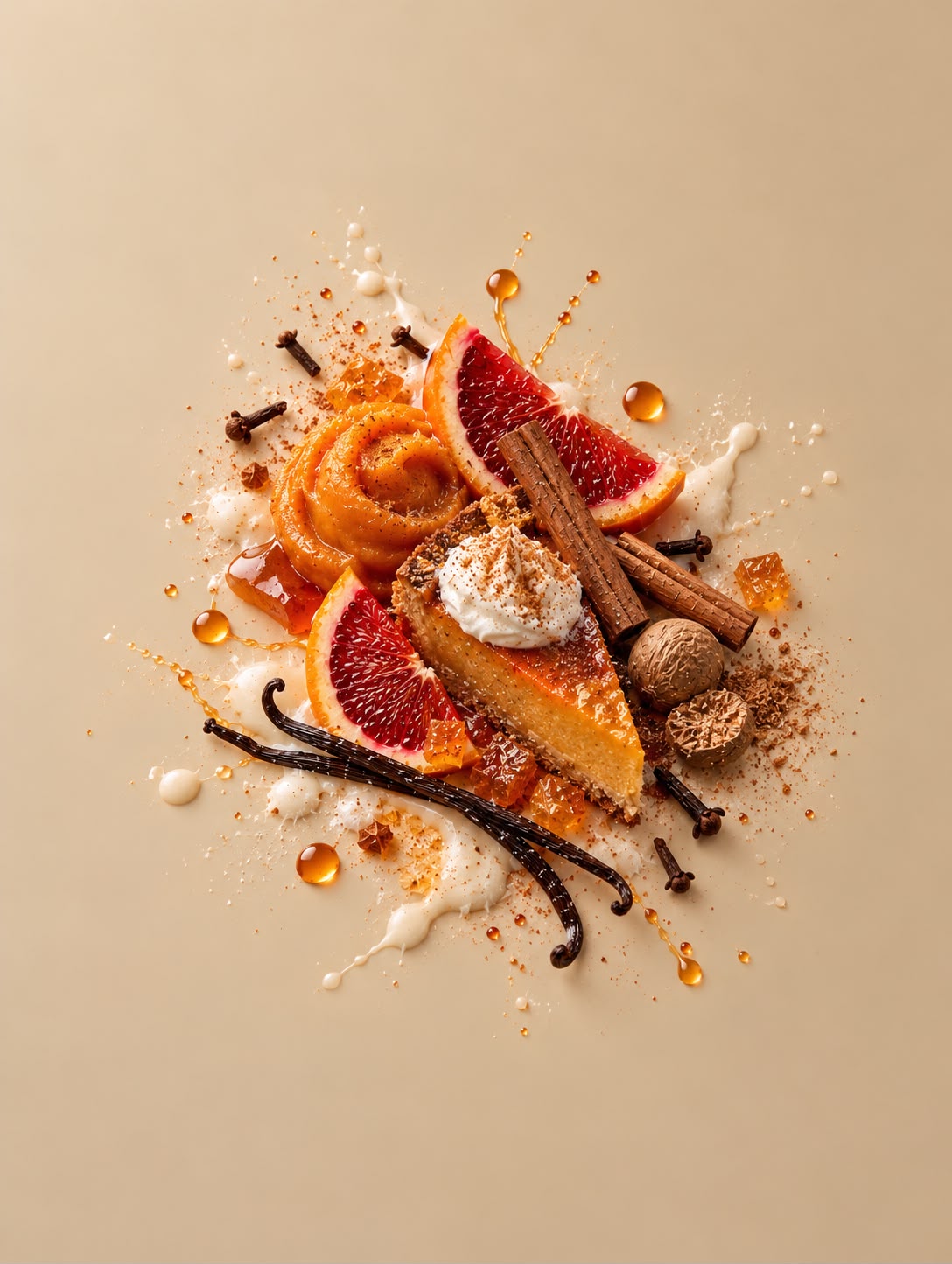 Pumpkin Spice Duftkerze im Glas - Kerze aus Rapswachs vegan