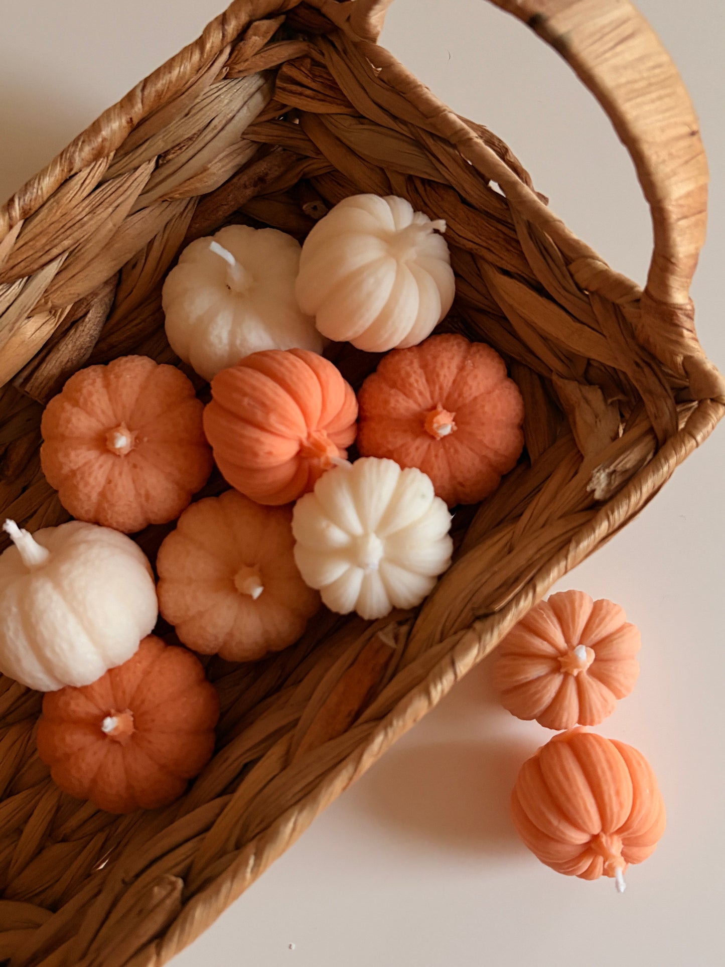 little pumpkin - Kerze aus Rapswachs vegan
