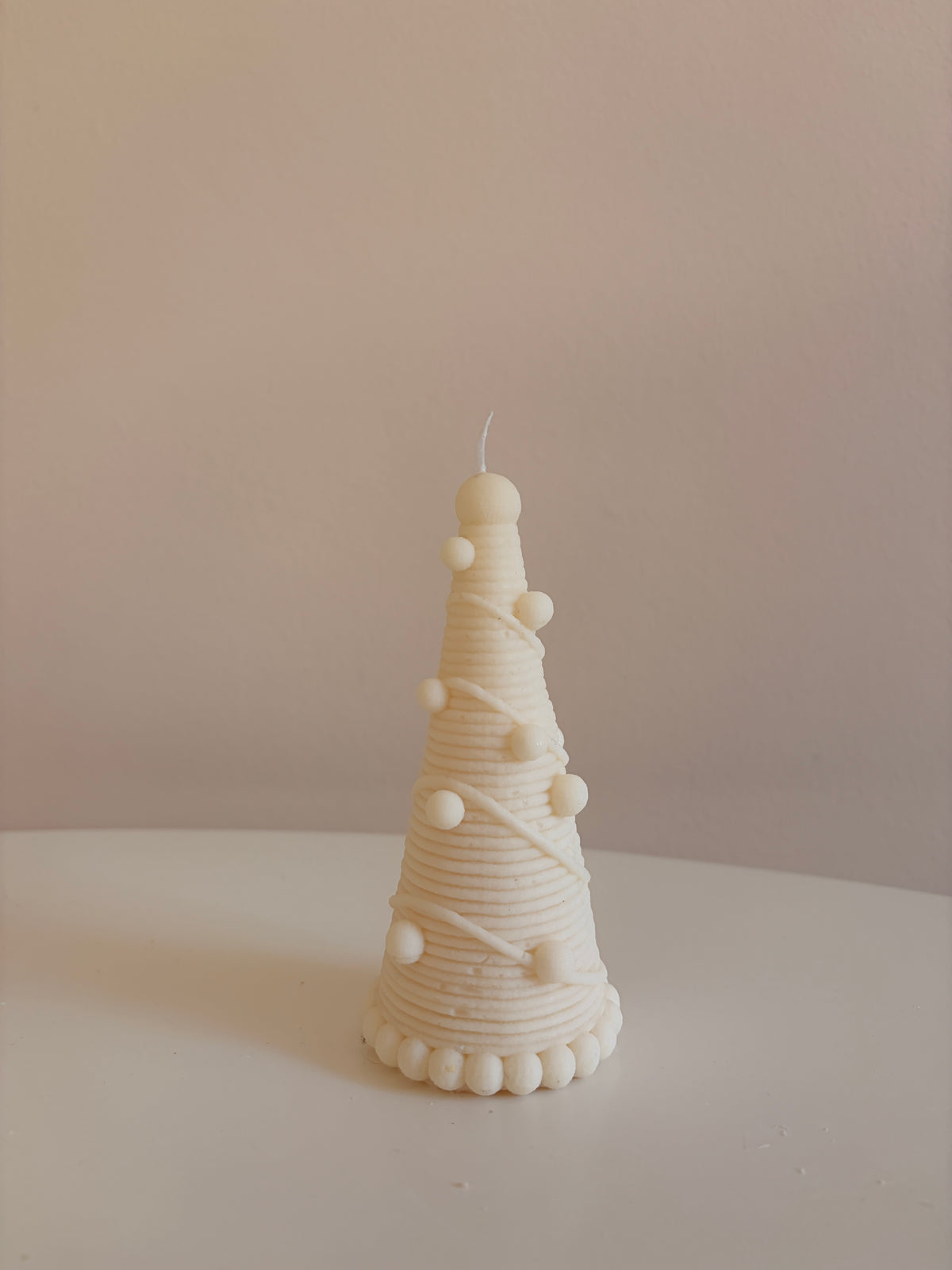 Christmas tree L - Weihnachtsbaum Kerze aus Rapswachs
