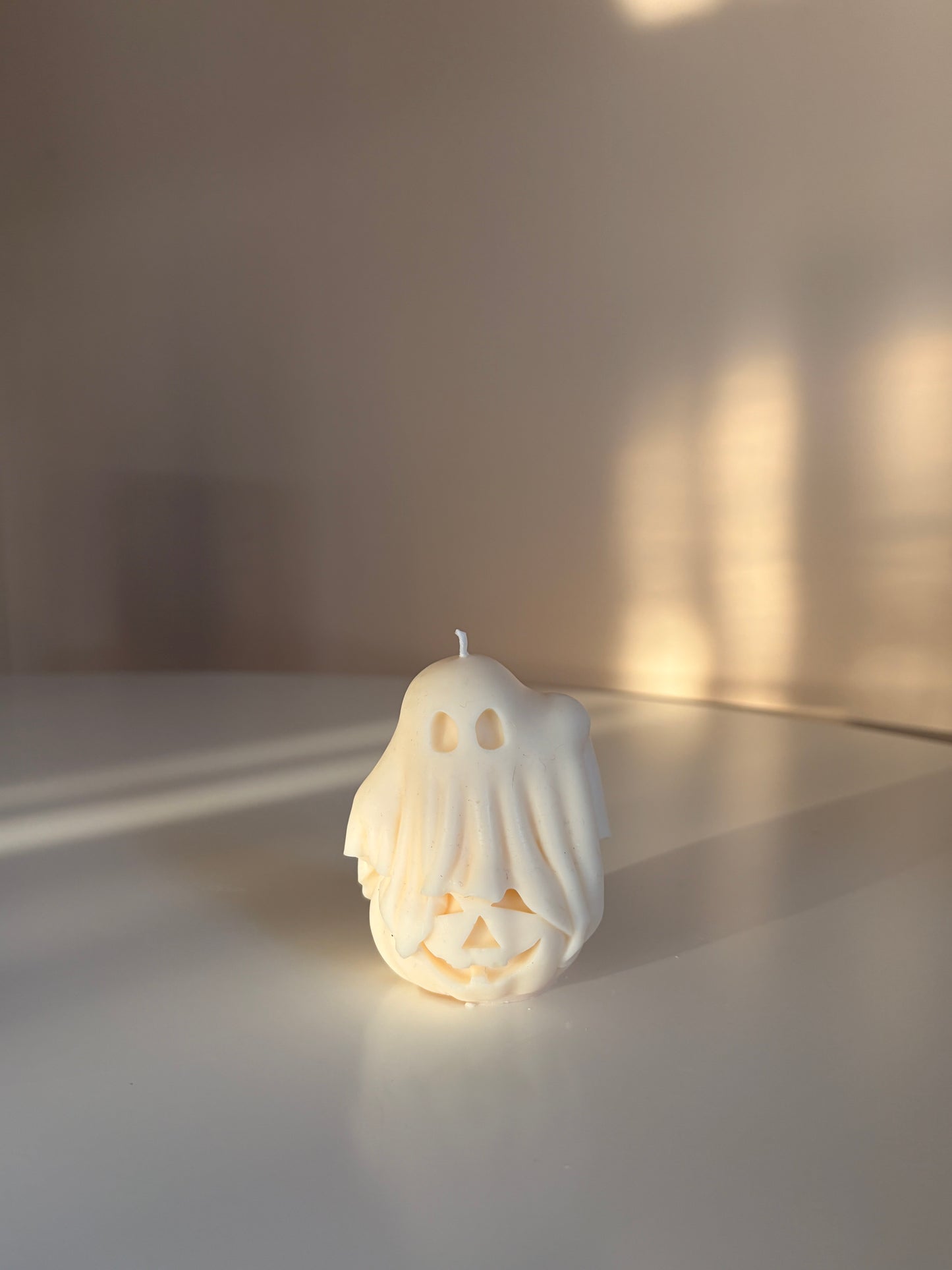 pumpkin boo - Halloween Kerze aus Rapswachs