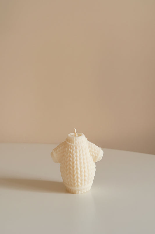 Sweater - Kerze aus Rapswachs vegan