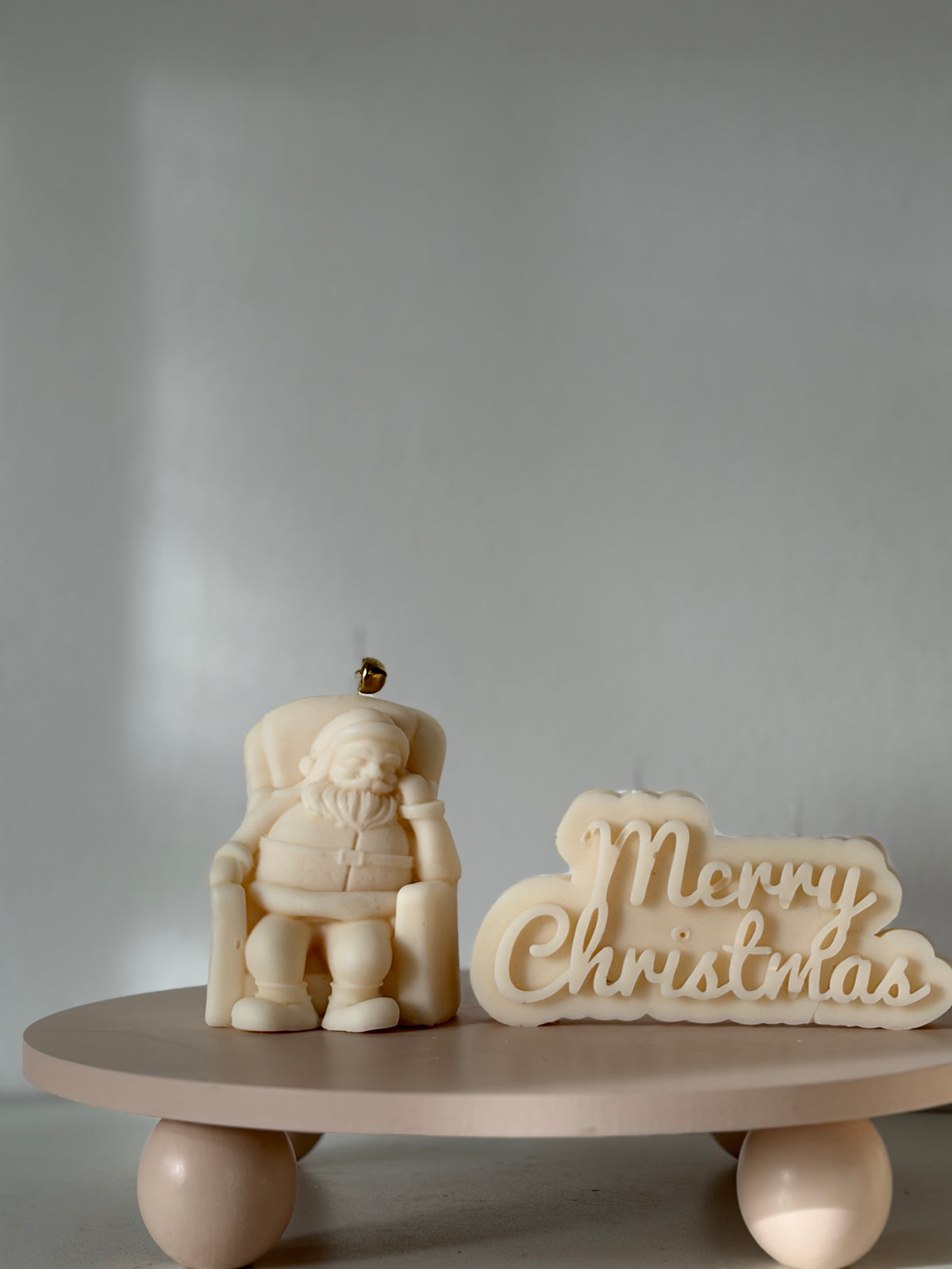 Santa Claus - Weihnachtsmann Kerze aus Rapswachs