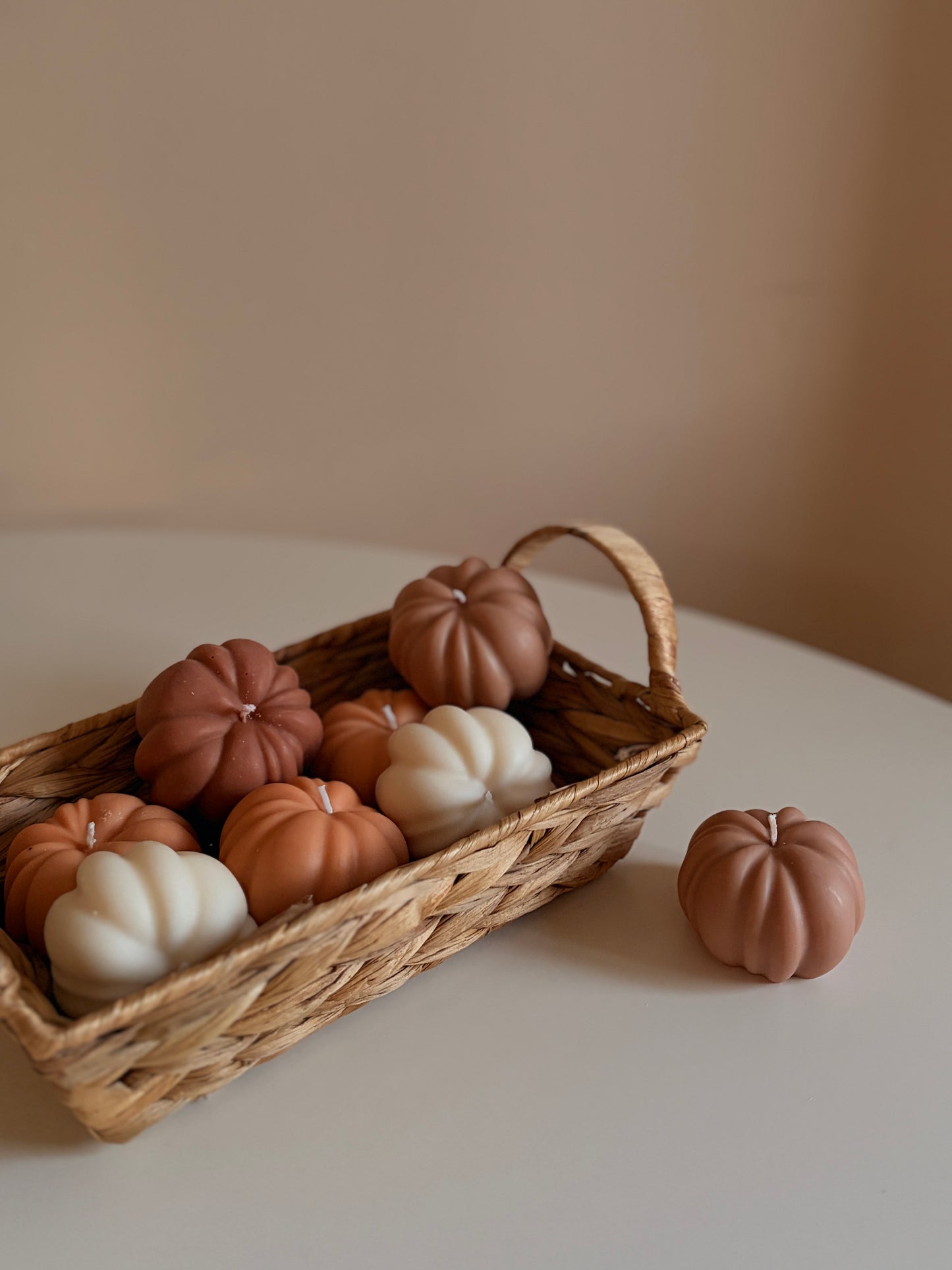 big pumpkin - Kerze aus Rapswachs