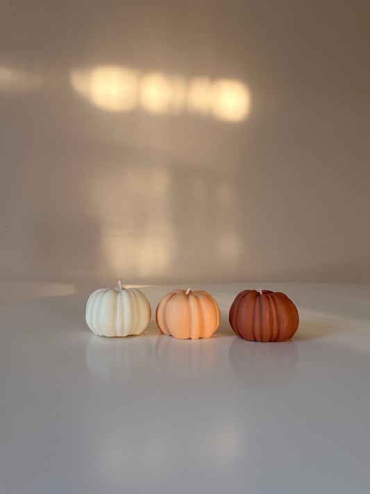 big pumpkin - Kerze aus Rapswachs