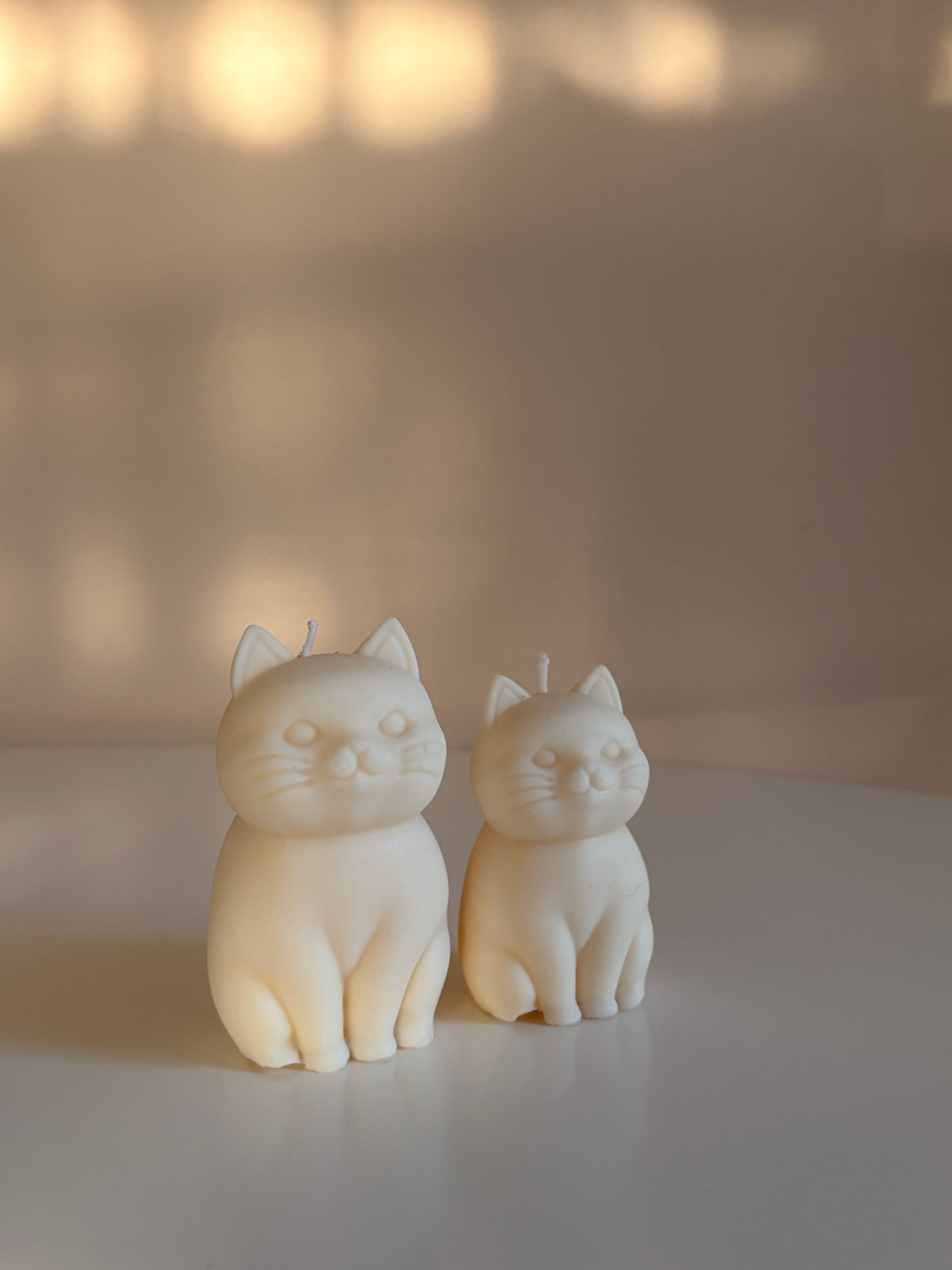 CAT - Katze Kerze aus Rapswachs