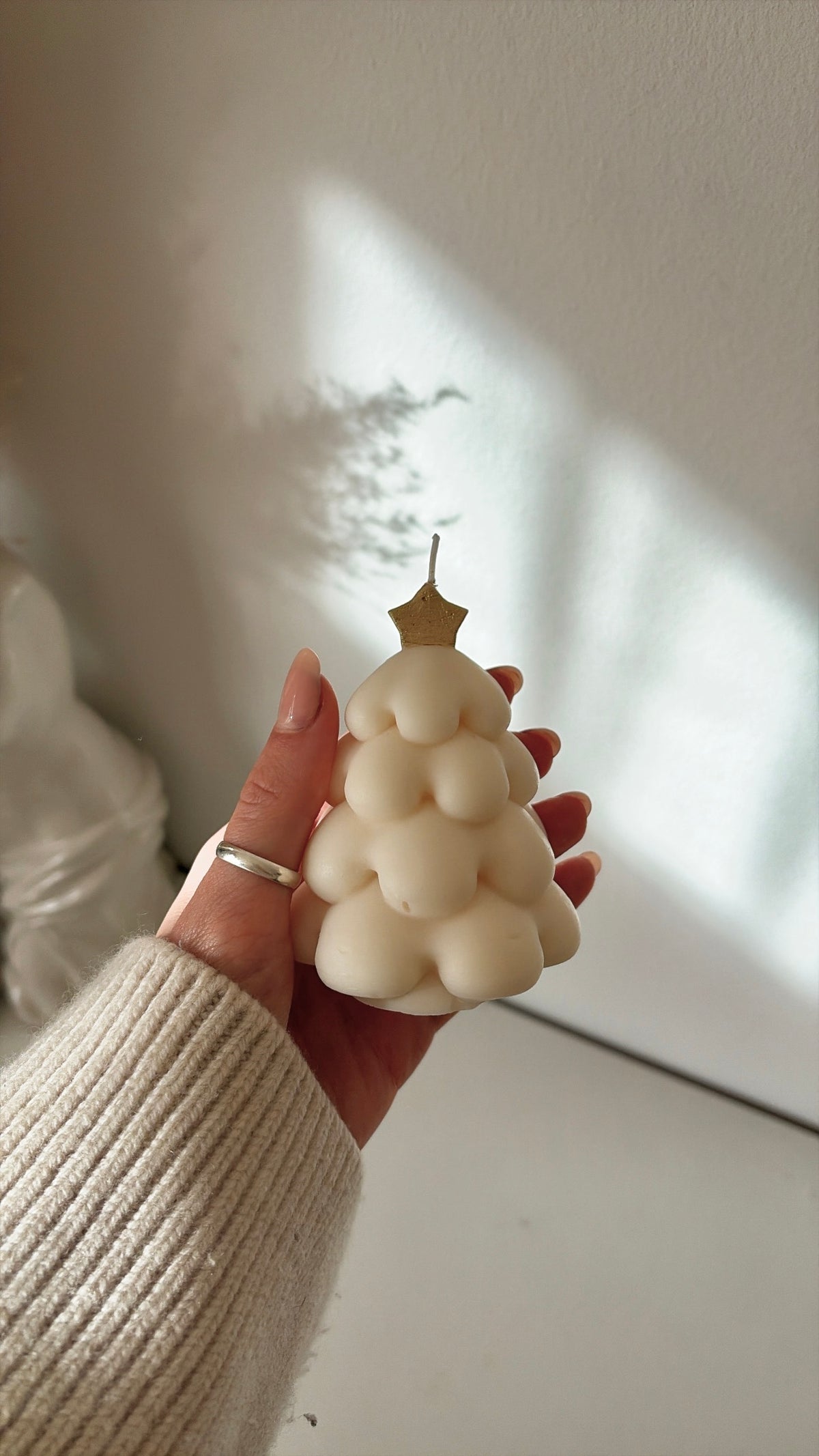 Chrismas Tree M- Weihnachtsbaum Kerze aus Rapswachs