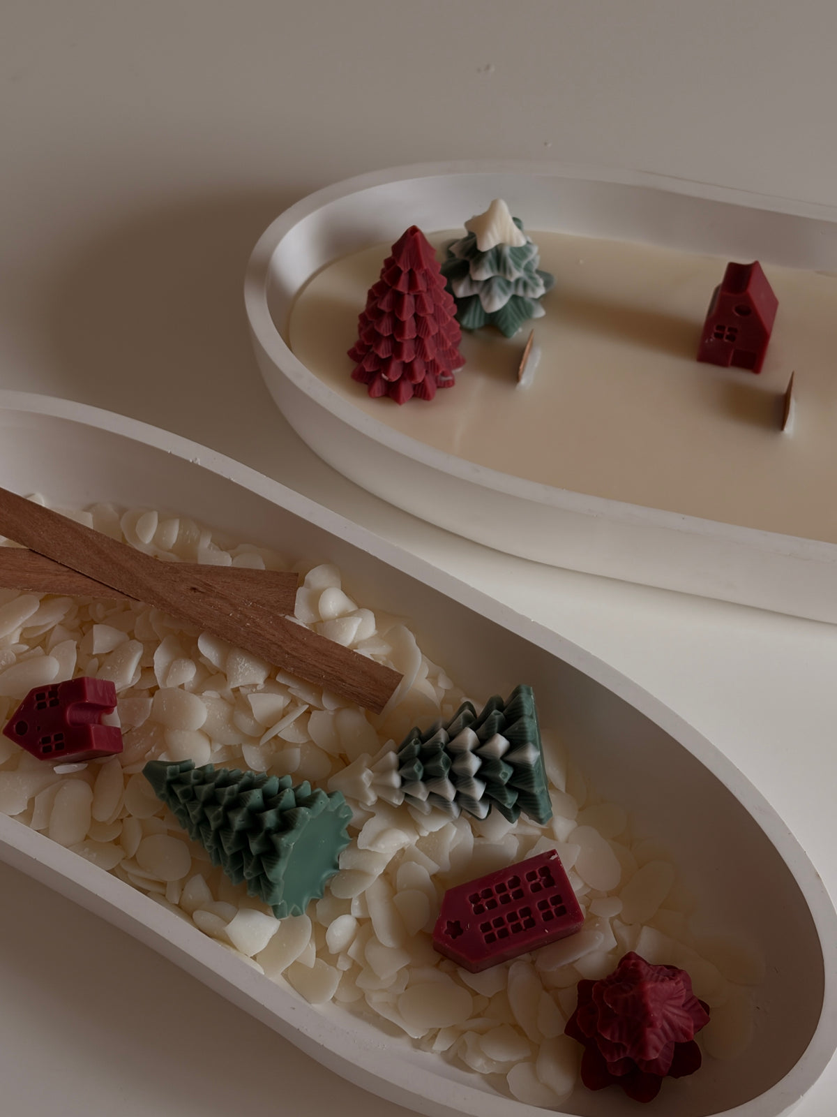 Winter Paradise - Duftkerze Schale aus Ralswschs