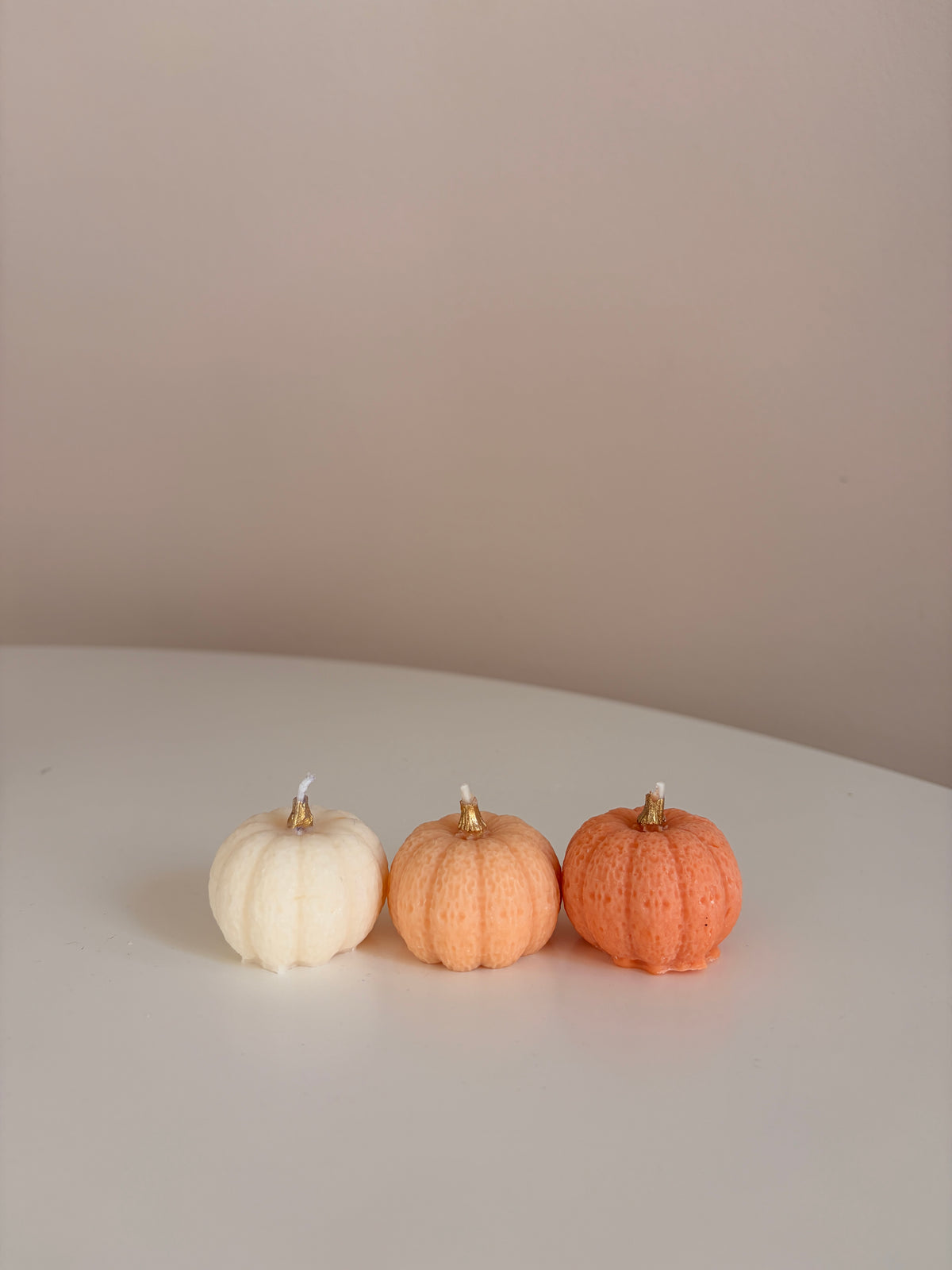 little pumpkin - Kerze aus Rapswachs vegan