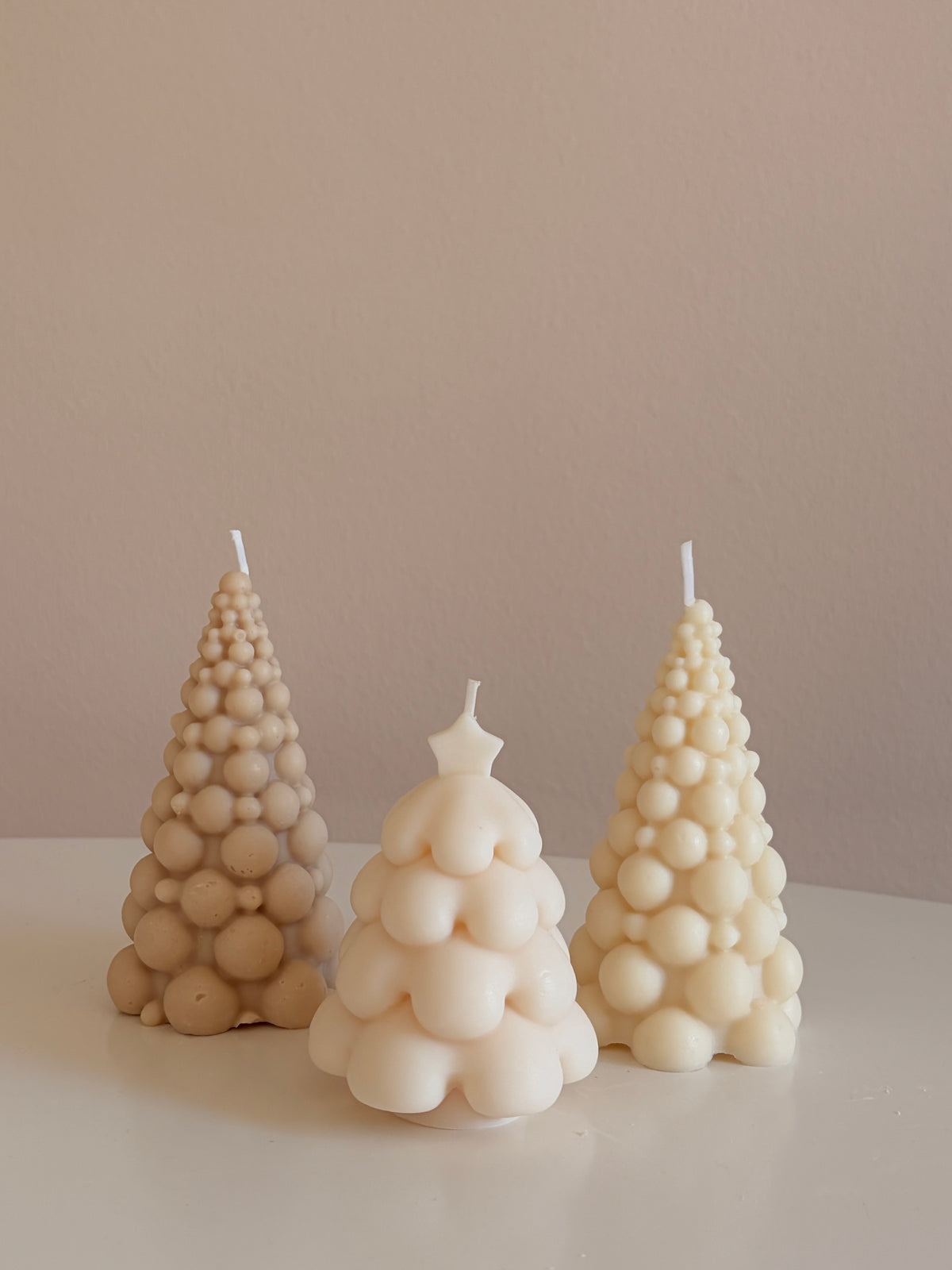 Christmas tree L - Weihnachtsbaum Kerze aus Rapswachs