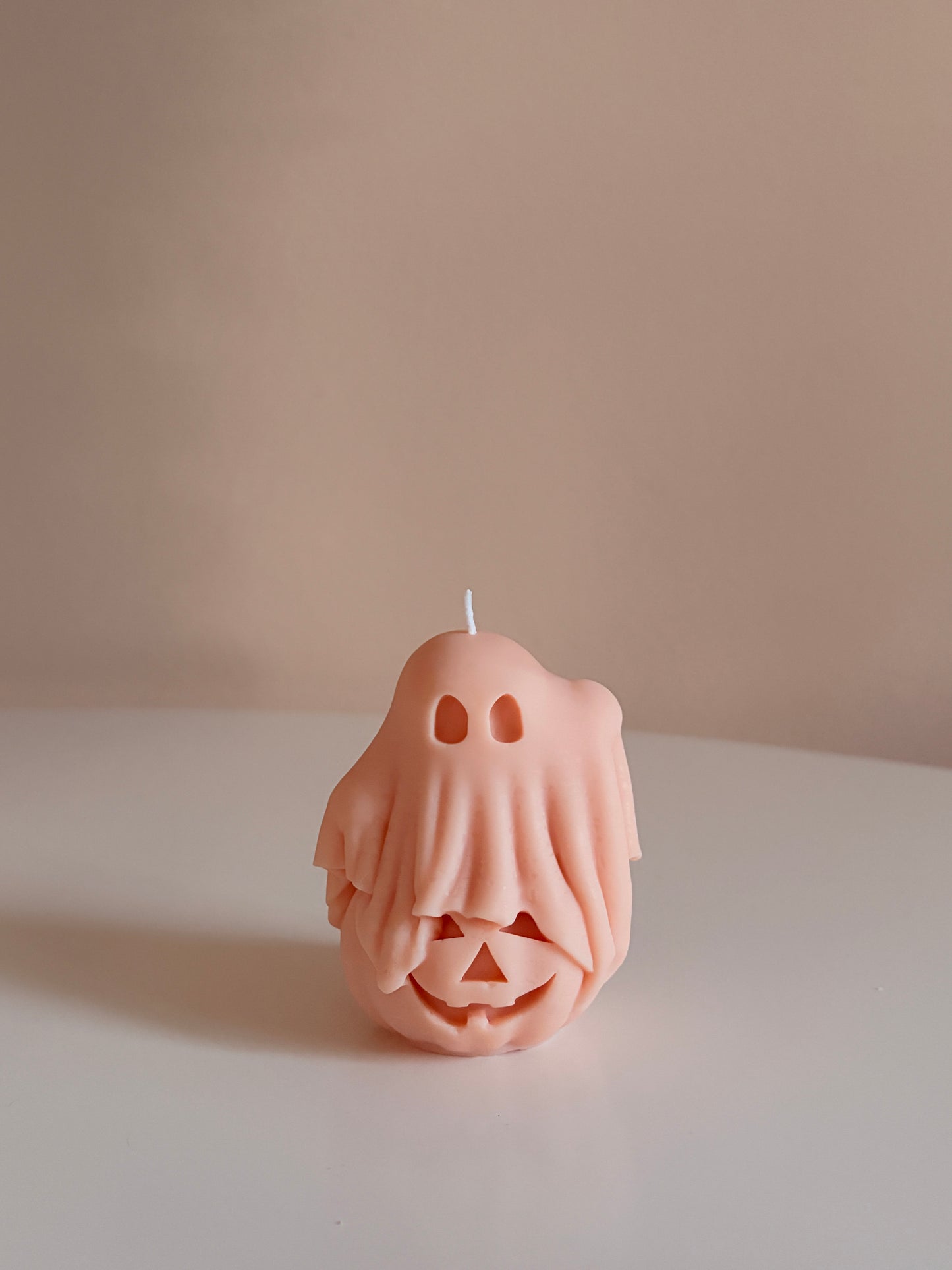 pumpkin boo - Halloween Kerze aus Rapswachs
