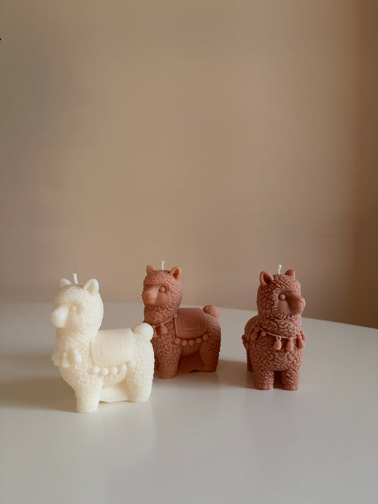 LAMA - Kerze aus Rapswachs vegan