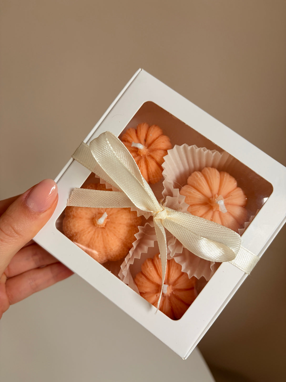 Little pumpkin Set - Kerzen aus Rapswachs