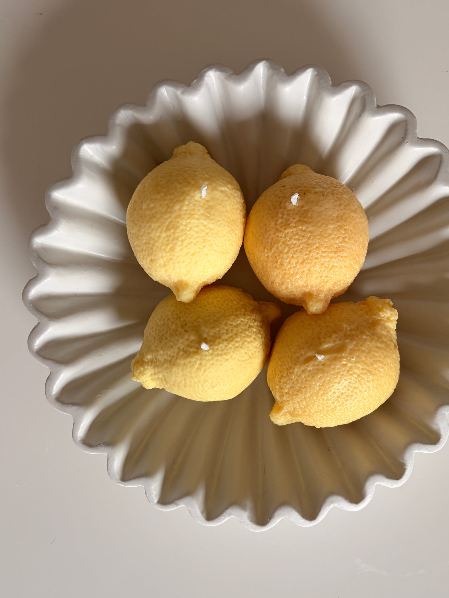Citrus - Kerze aus Rapswachs
