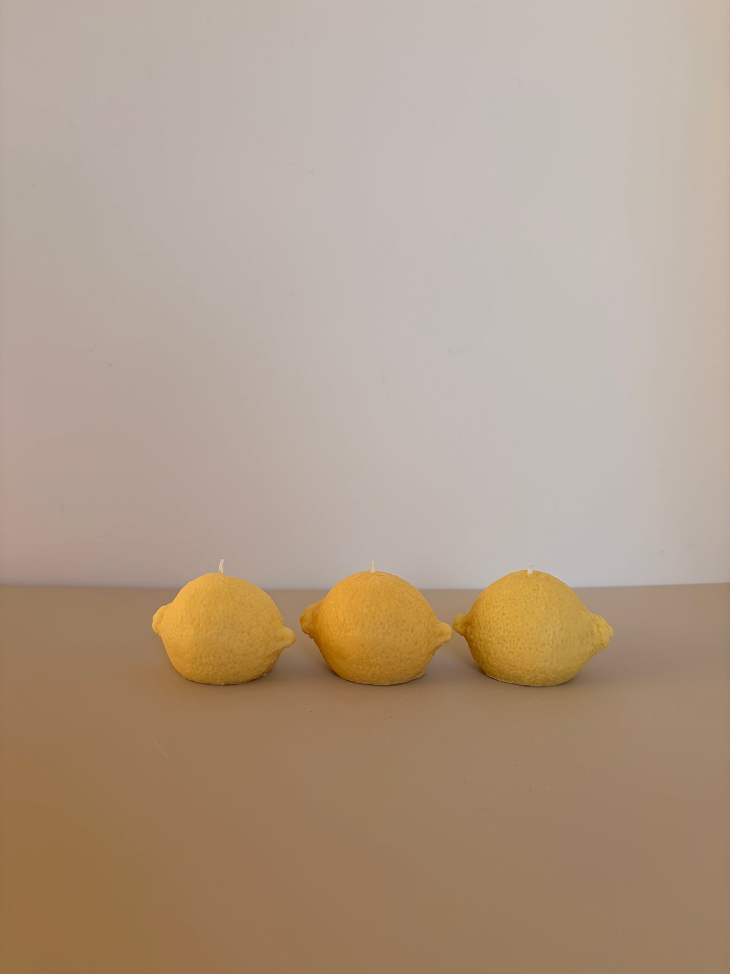 Citrus - Kerze aus Rapswachs