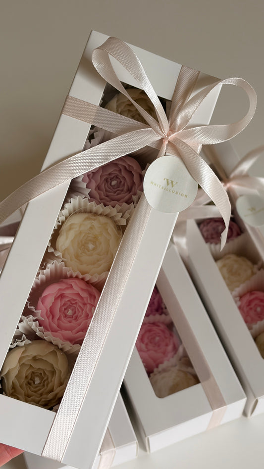 Poeny Gift Set - Kerzen aus Rapswachs